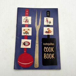 Metropolitan Cook Book 1957 Vintage Simple Excellent Easy Healthy Recipes